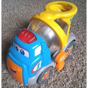 Hap-P-Kid Electronic Toy Dump Truck Lights Sounds Battery Operated Preschool Kid